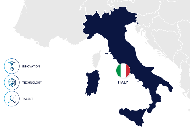 Stefanini Italy map